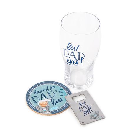 Best Dad Beer Mat, Glass & Bottle Opener Me to You Gift Set £9.99